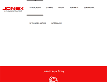 Tablet Screenshot of jonex.pl